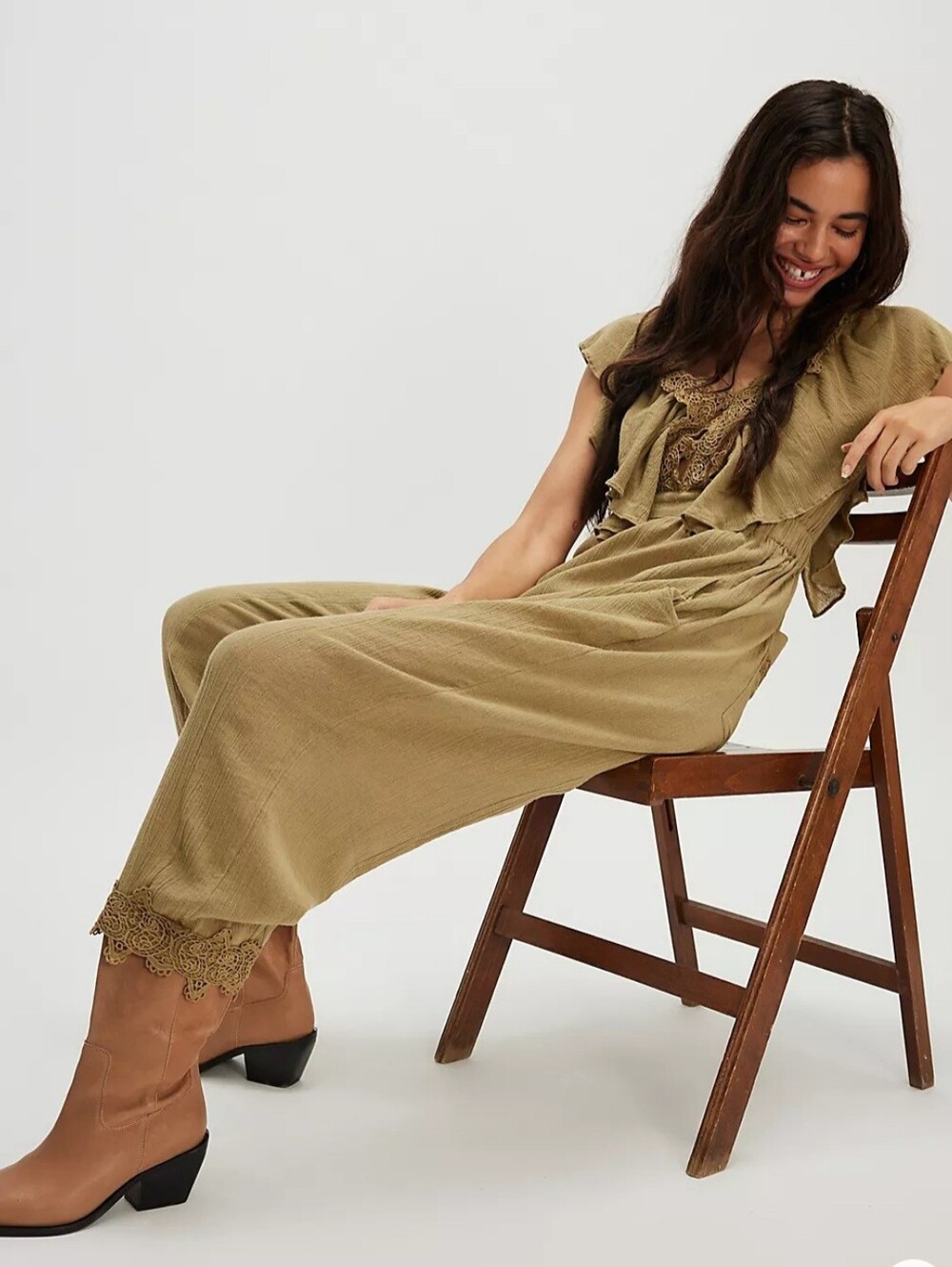 NWT Free People Bali Rolling Dunes Jumpsuit